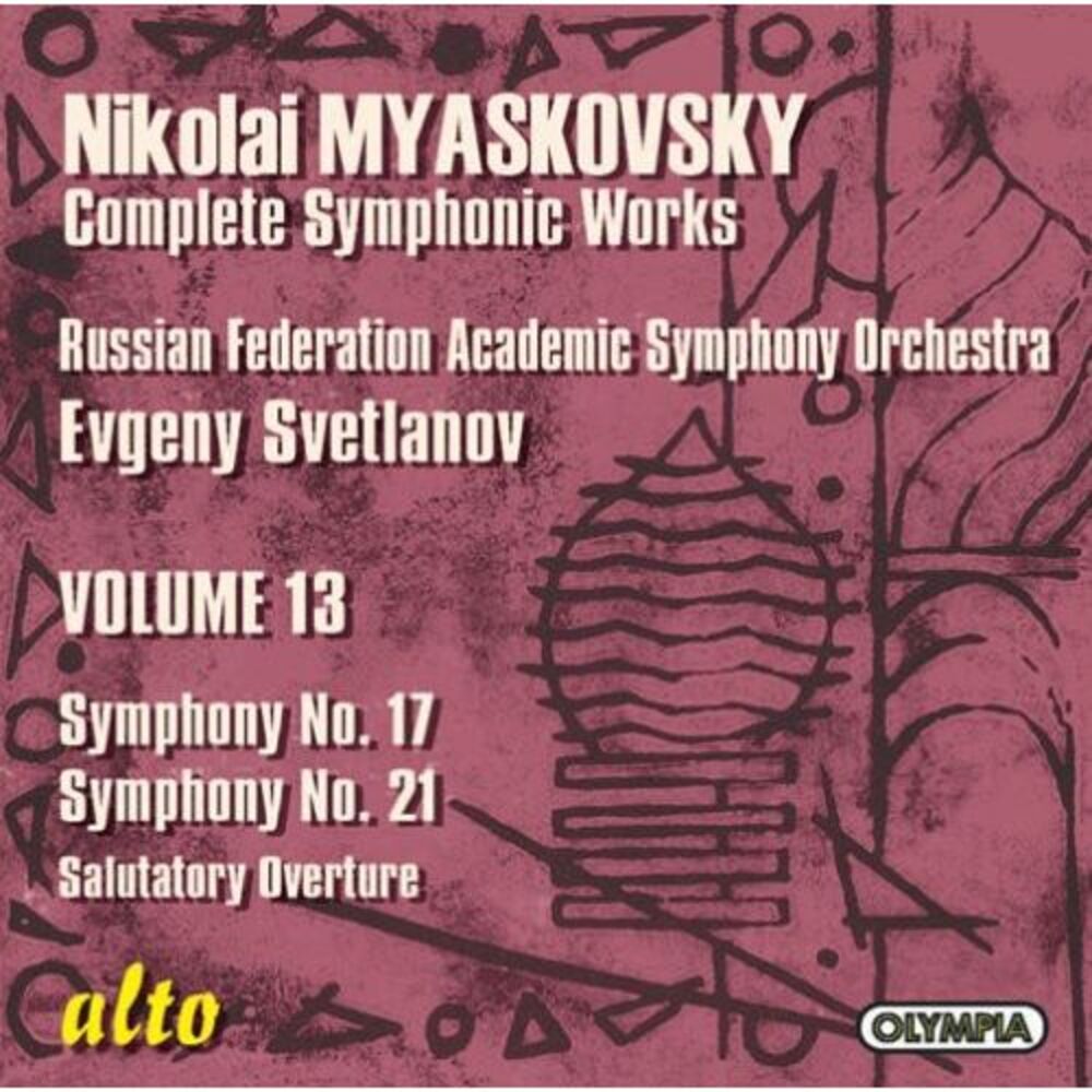 Evgeny Svetlanov - Symphonies 17 & 21  CD